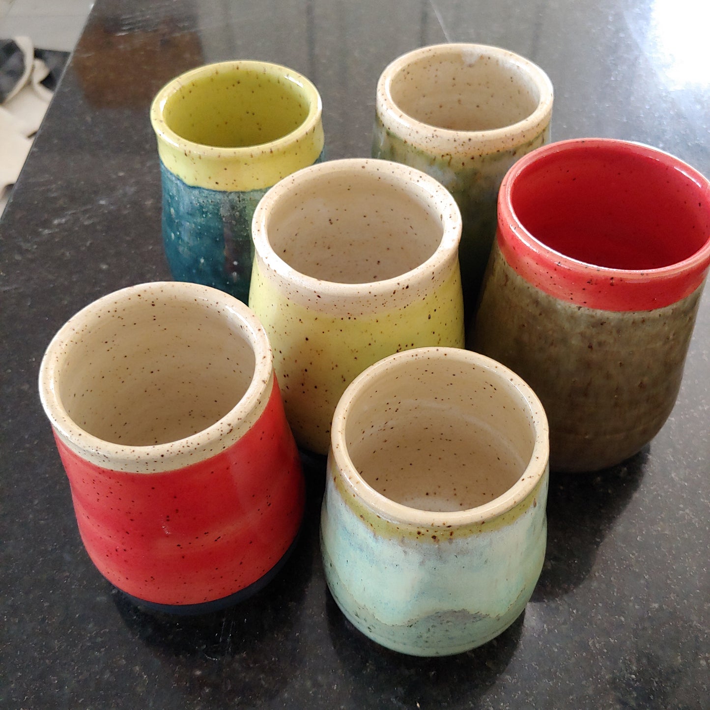 Pottery tumblers