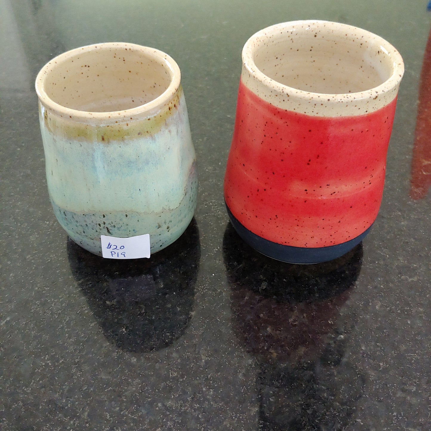 Pottery tumblers