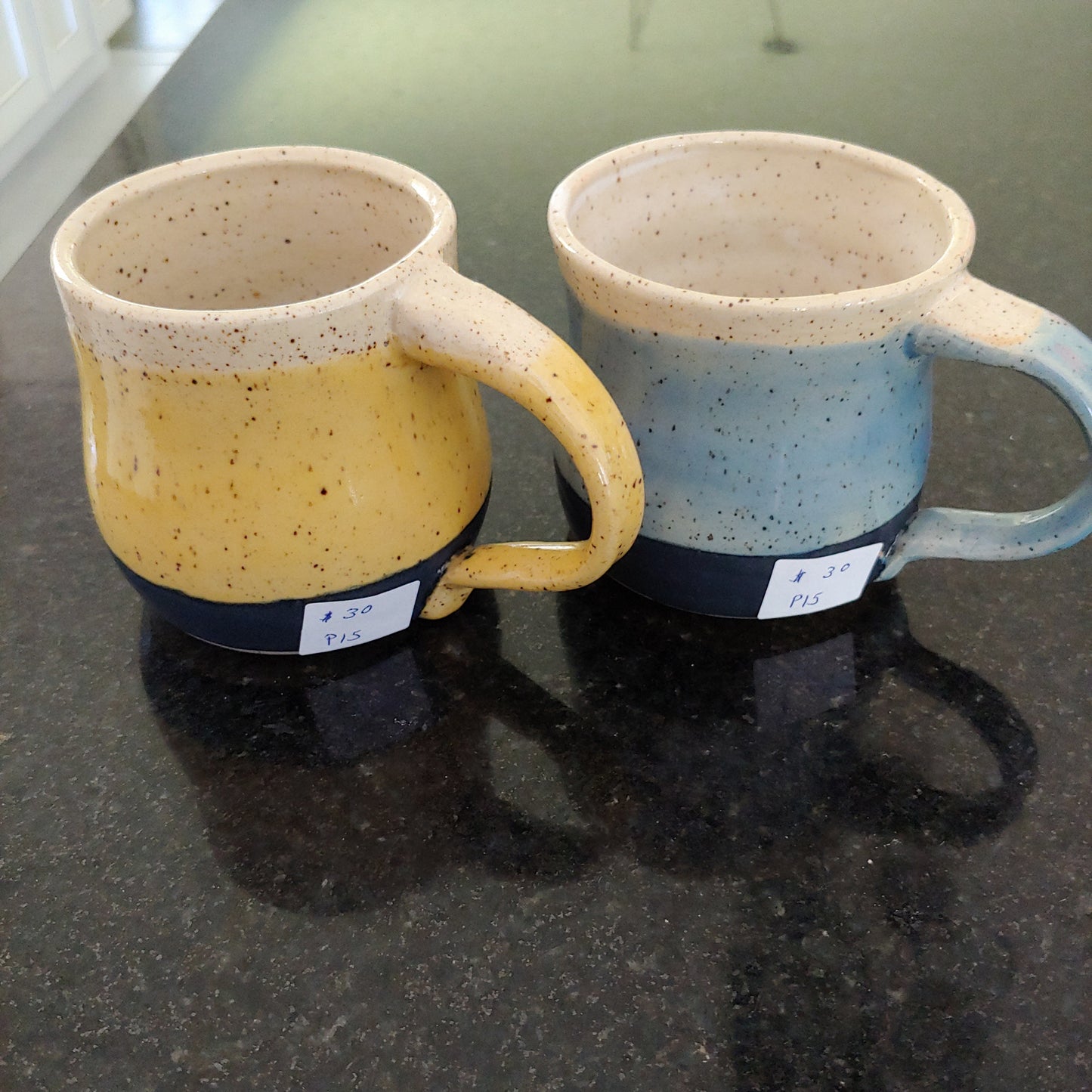 Pottery mugs