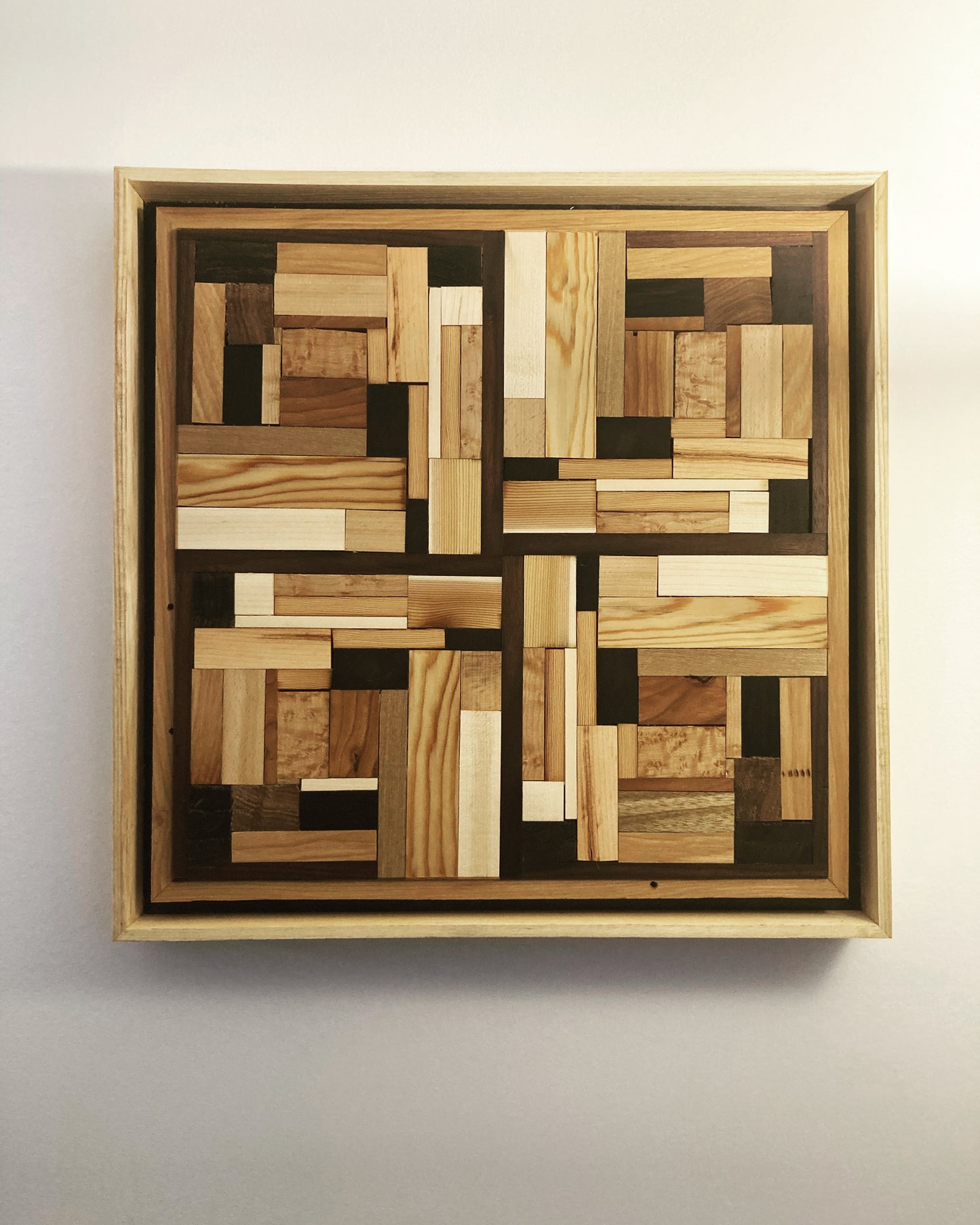 Wood Mosaic Wall Art