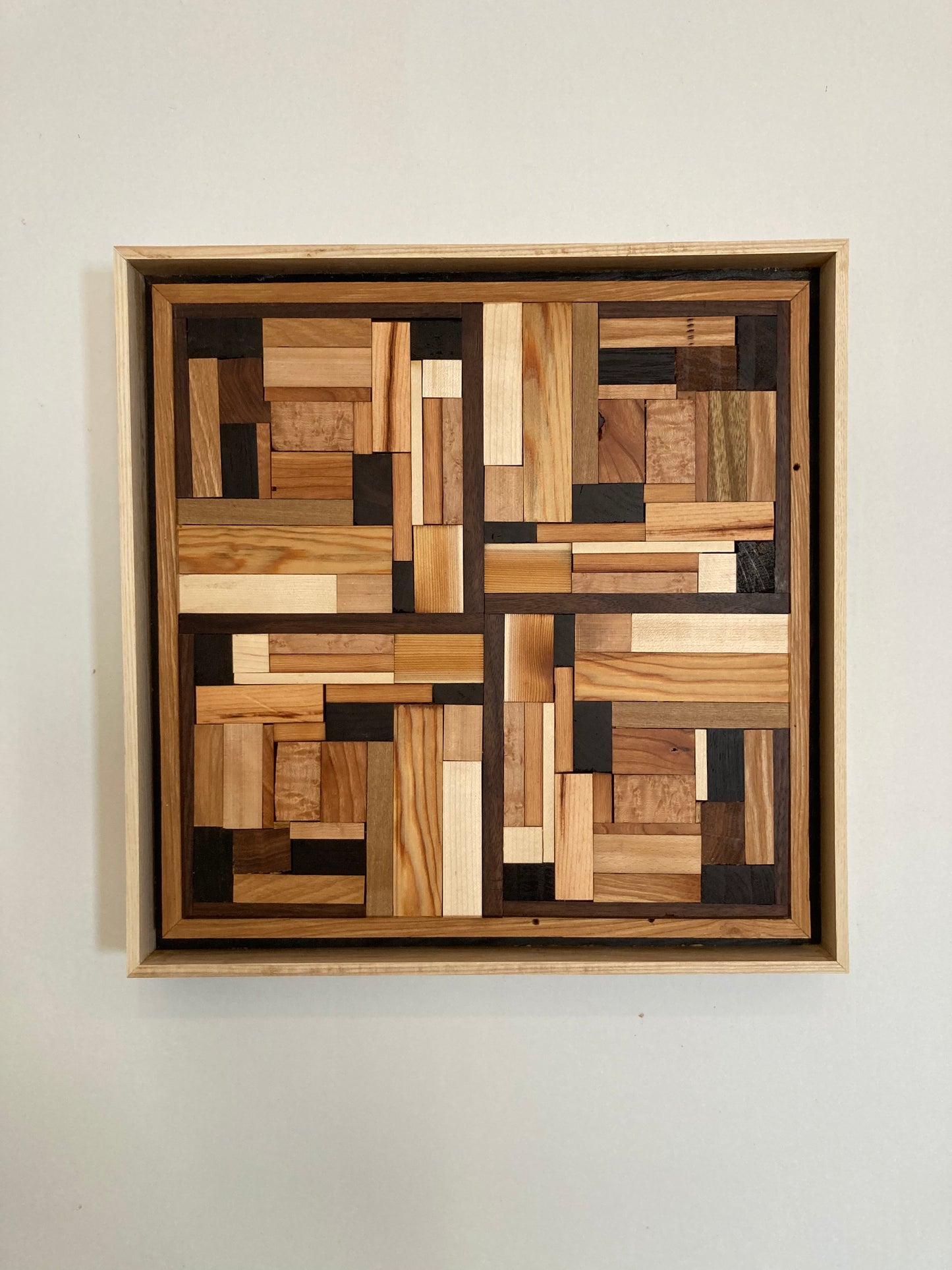 Wood Mosaic Wall Art