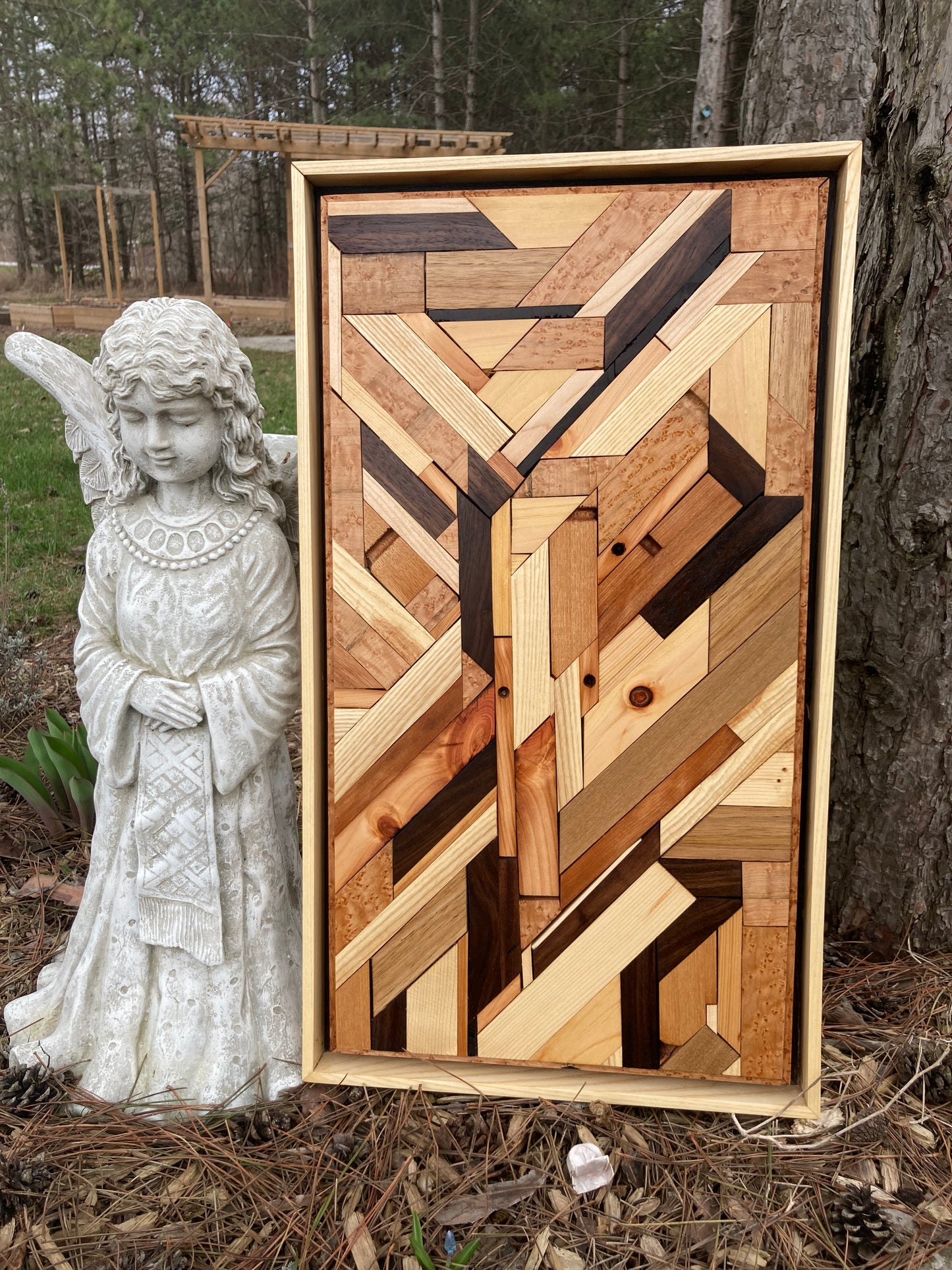 Wood Mosaic Wall Art