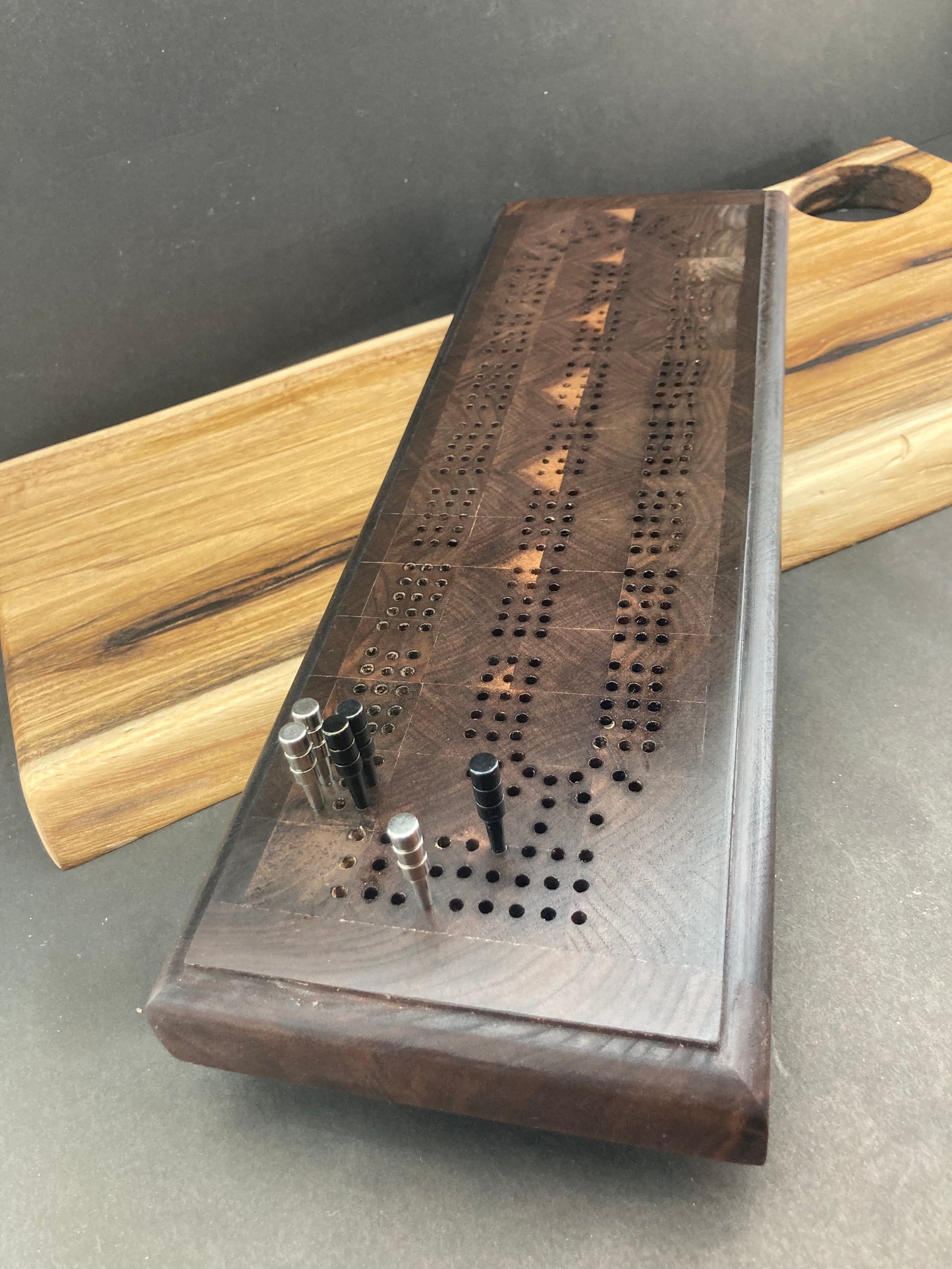 Walnut Cribbage Board