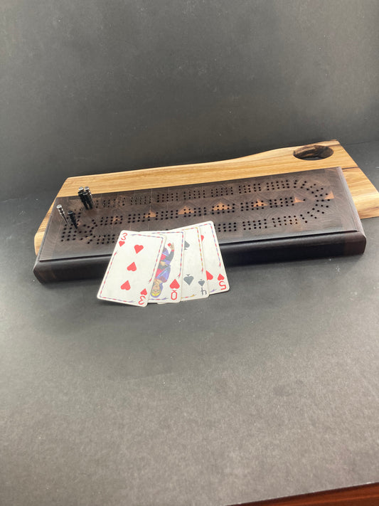 Walnut Cribbage Board