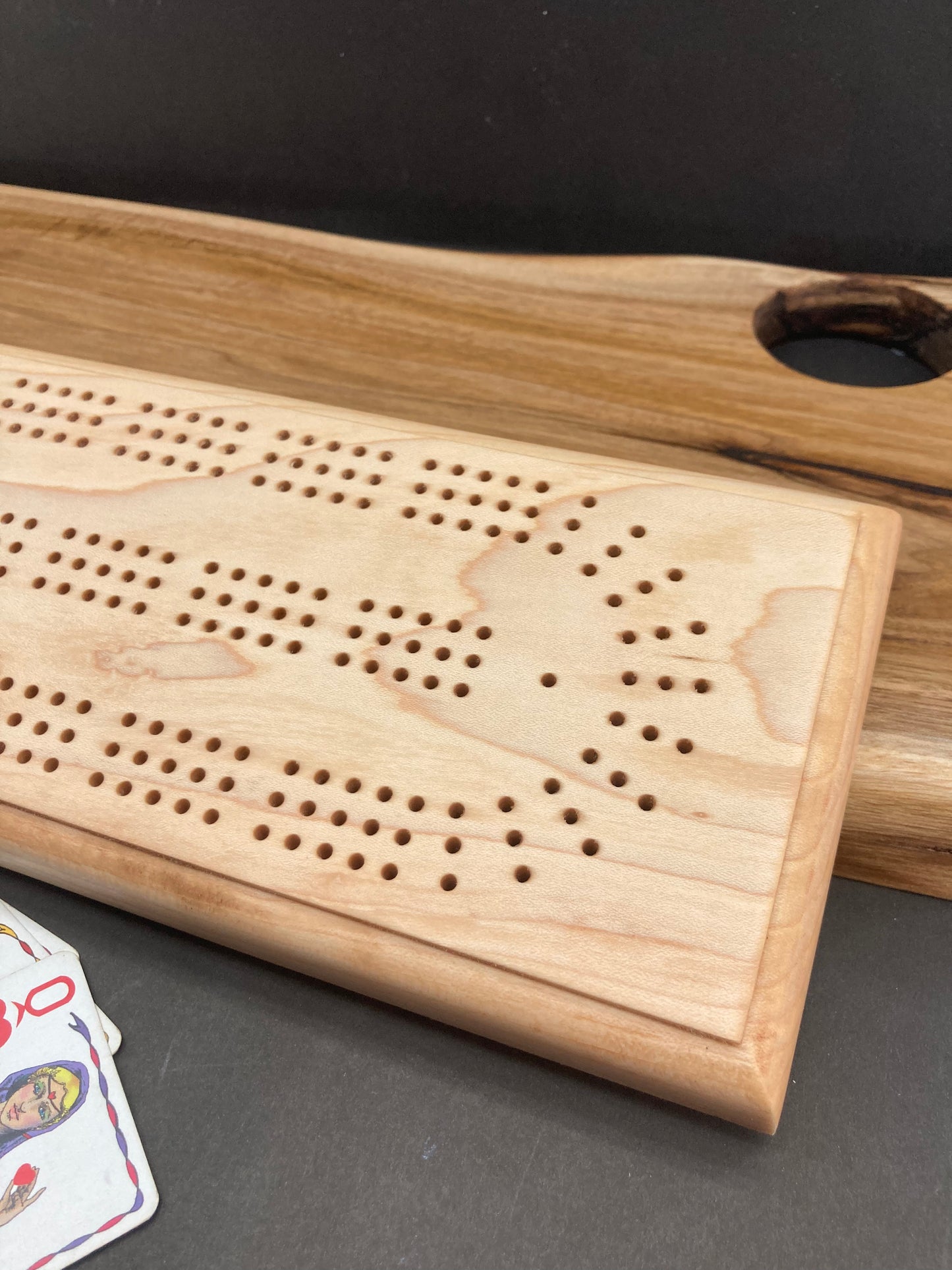 Maple Cribbage Board