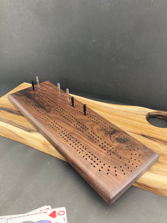 Walnut Cribbage Board