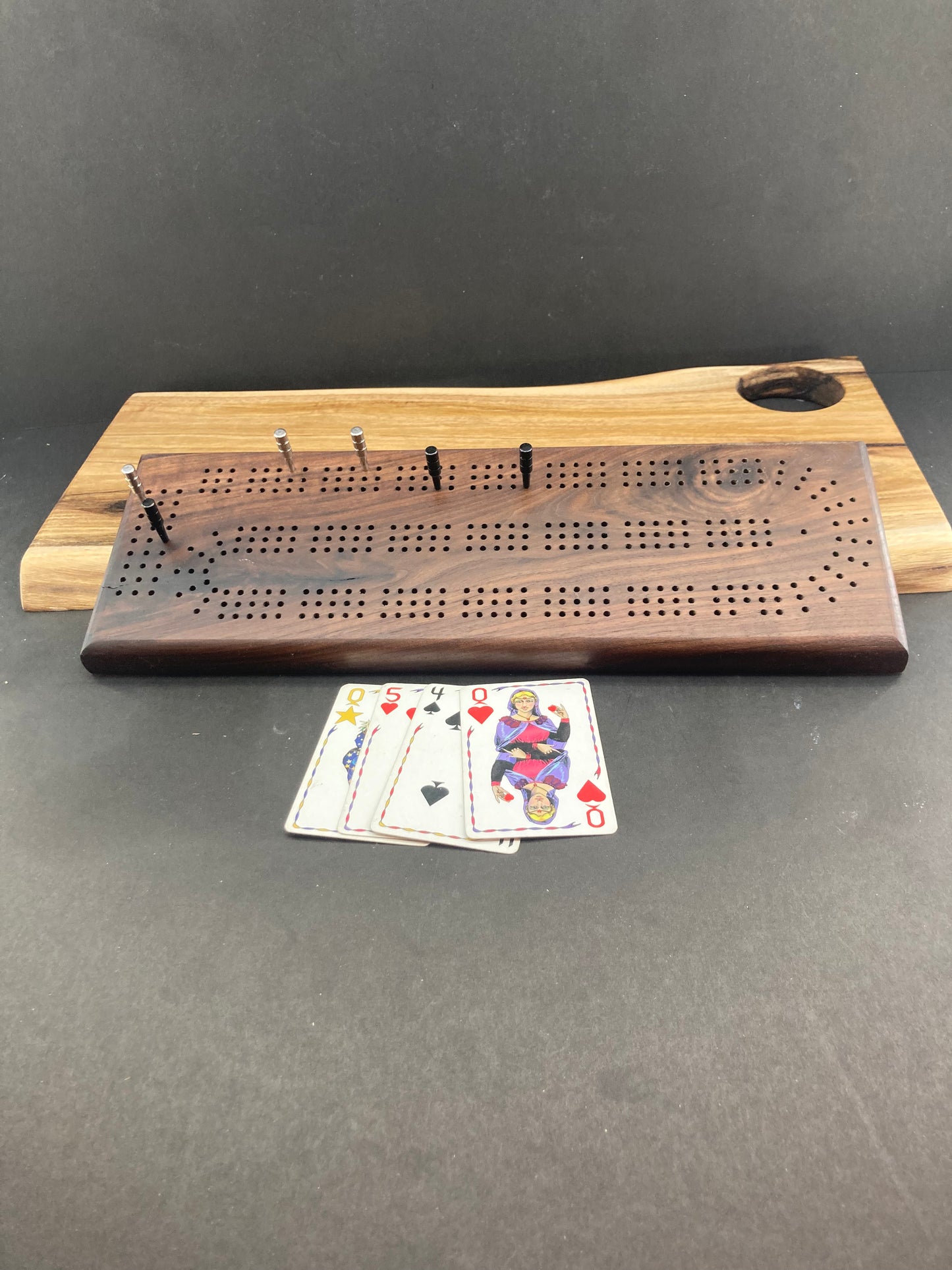 Walnut Cribbage Board