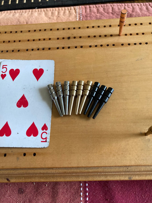 Cribbage pegs