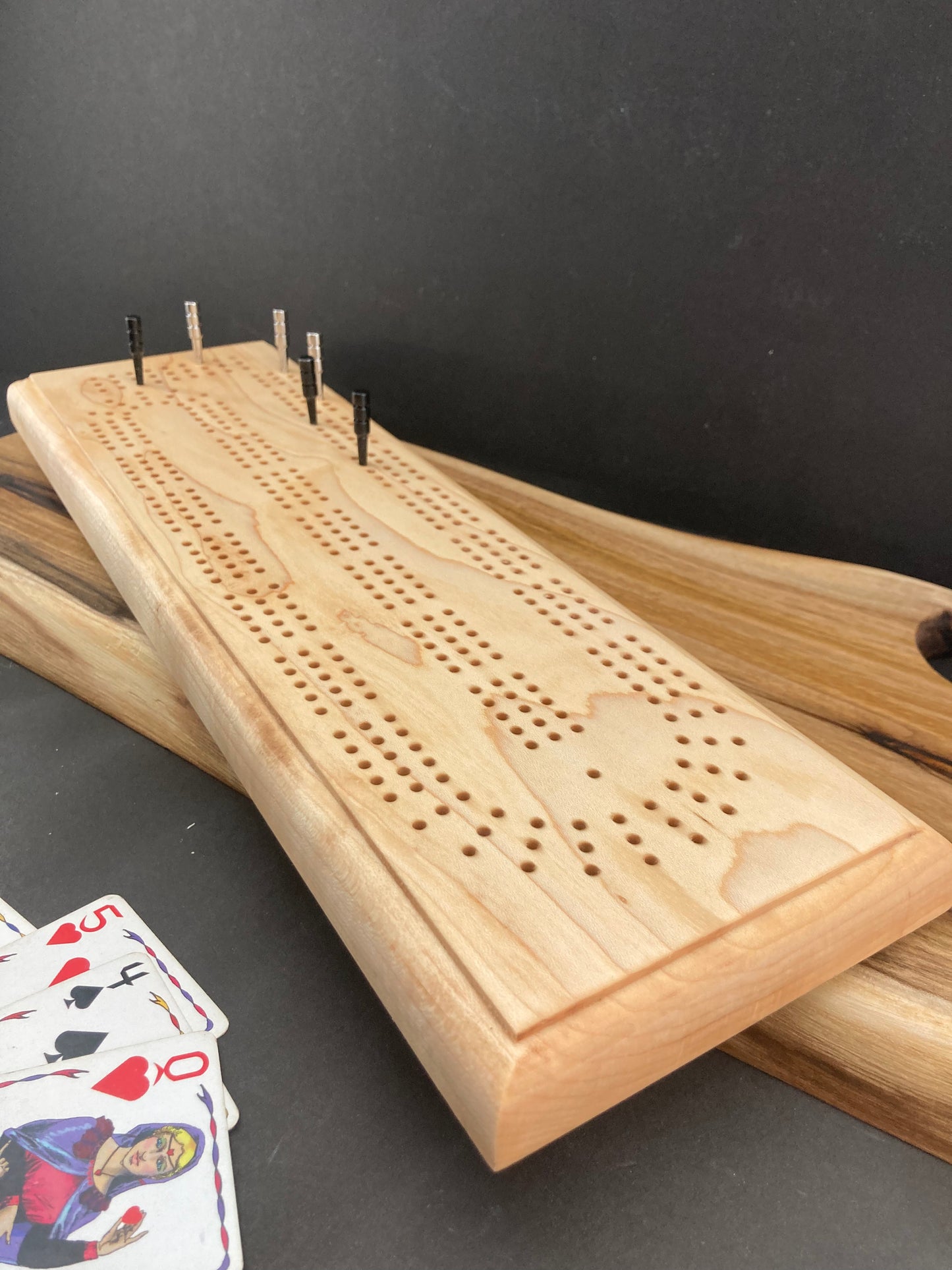 Maple Cribbage Board